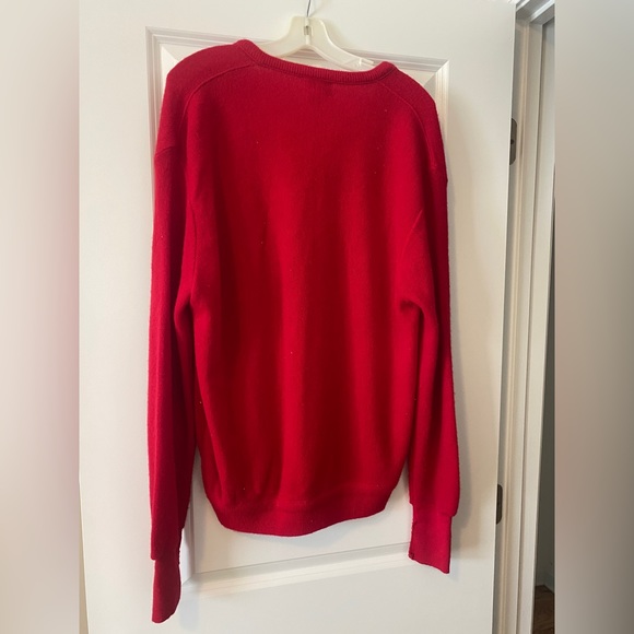 Izod Lacoste vintage v-neck sweater - Picture 2 of 2